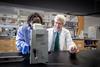 Low-Res_Sten Vermund (right) in the lab at the University of South Florida