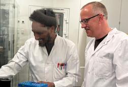 Low-Res_Belay Tadesse and Christian Solem in lab at DTU FOOD by Lene H Koss 17042026