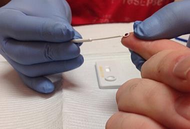HIV_Rapid_Test_being_administered