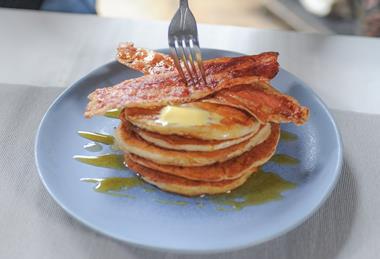 CC-BY_Uncommon_Bacon and pancakes 2_credit Higher Steaks and Tailored Brands