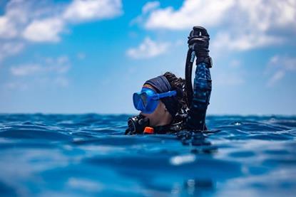 Low-Res_Erika Santoro descends into the Red Sea CREDIT Morgan Bennett-Smith