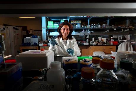 Low-Res_Karine Le Roch in the lab