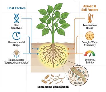 Factors influencing plant microbe interaction