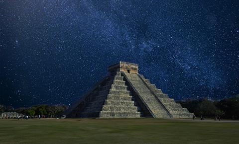 The Temple of Kukulcán at Chichen-Itza