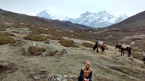Alpine region en route to East rathong
