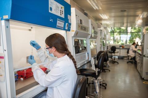 Caption Oxford Vaccine Group Laboratories