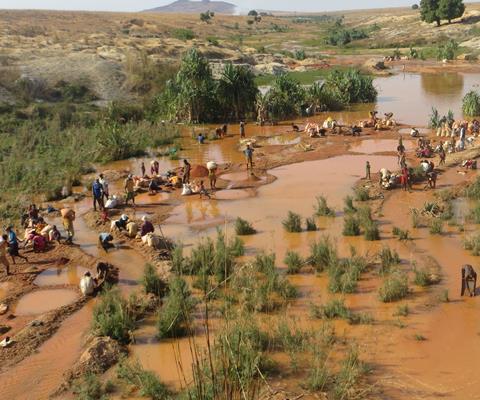 Community wash day - Madagascar