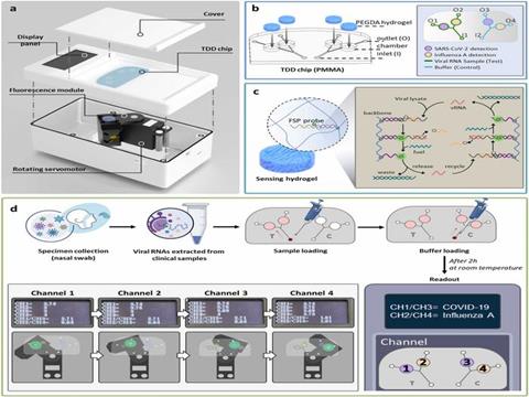 Schematic of TwinDemic diagnostic system