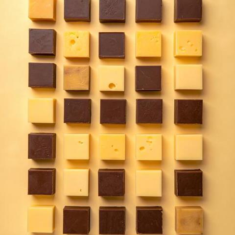 Low-Res_Firefly_cheese and chocolate squares perfectly aligned and separated 340365 (1)