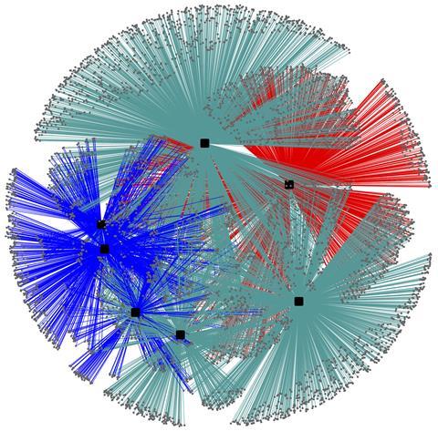 Microbial community of a single salmon carcass