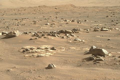 Mars rocks_Jezero crater