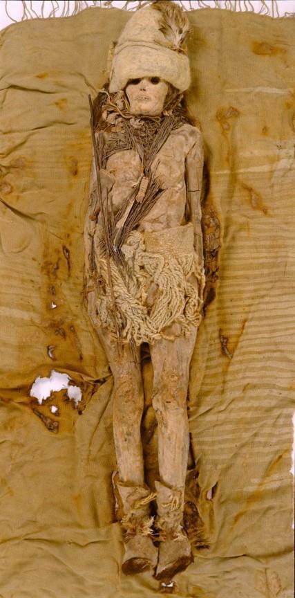 Tarim mummies from the present-day Xinjiang region of Northwestern China CREDIT Wenying Li