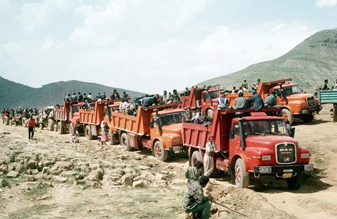 Kurdish refugees in Iraq, 1991