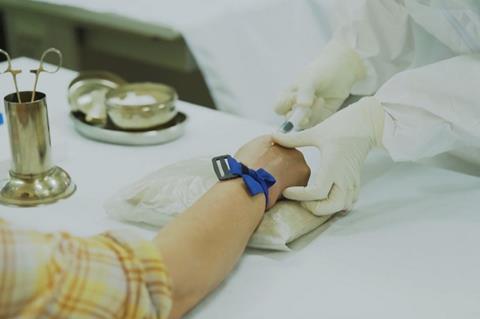 COVID-19 blood sample