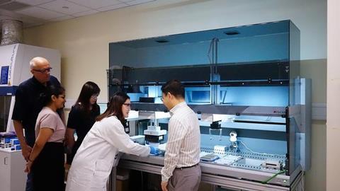 Low-Res_SMART AMR research team operating the RNA modification profiling platform